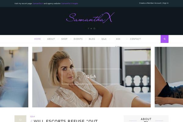 samanthax.com.au site used Vancouver-child