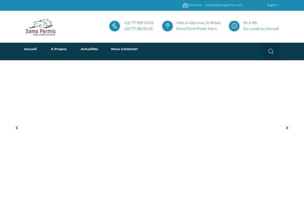 Financepress theme site design template sample