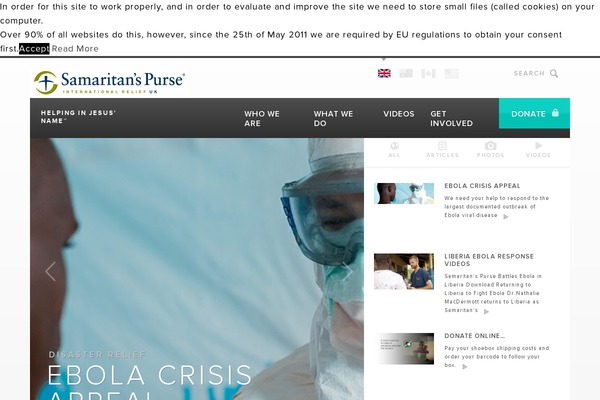 samaritanspurse theme websites examples