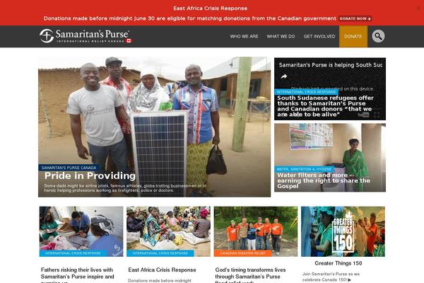 samaritanspurse.ca site used Samaritans-purse