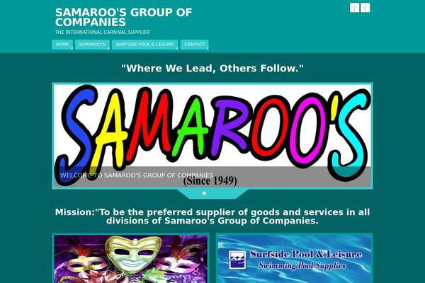 Parabola theme site design template sample