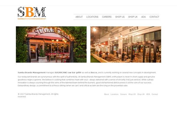 Seller theme site design template sample