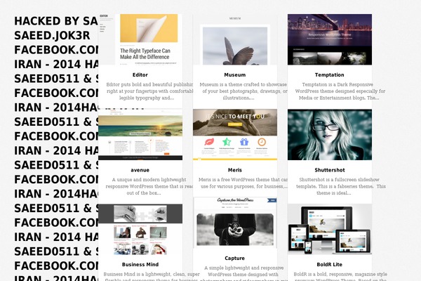 Pronto theme site design template sample