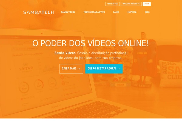 Samba theme site design template sample