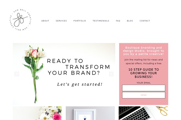 sambellcreative.com site used Runway