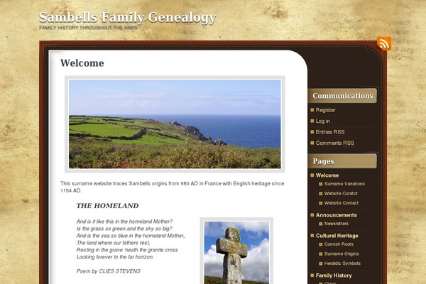 Choco theme site design template sample