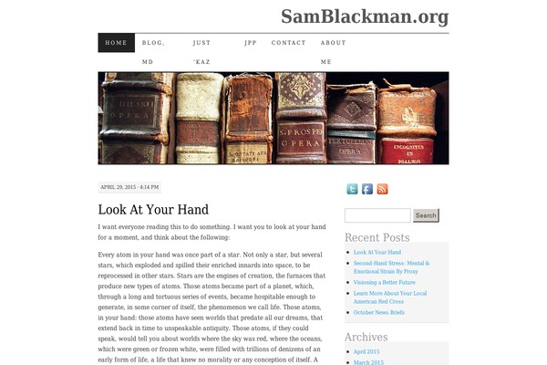 Pilcrow theme site design template sample