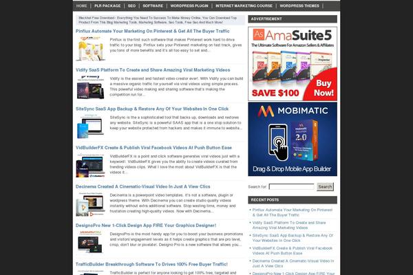 Nyeo theme site design template sample