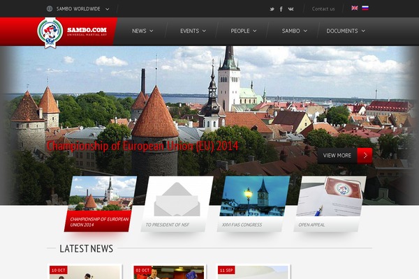 sambo theme websites examples