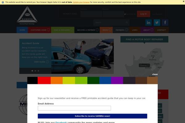 Site using Ait-subscribe-form plugin