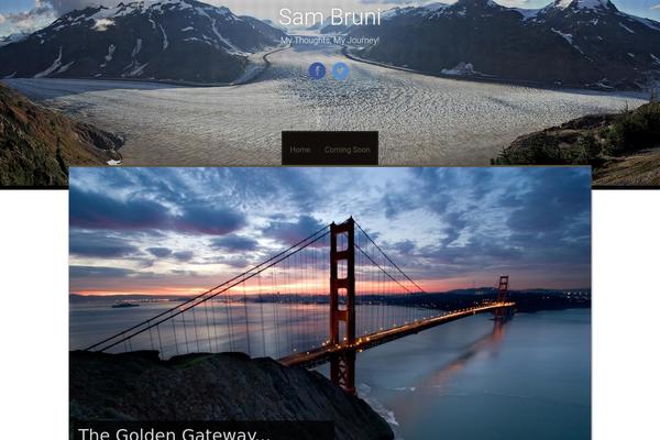 Sixteen theme site design template sample