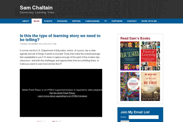 Site using Xhanch - My Twitter plugin