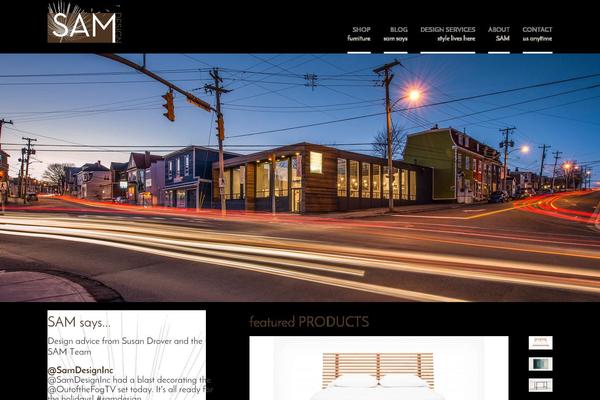 samdesign.ca site used Sam