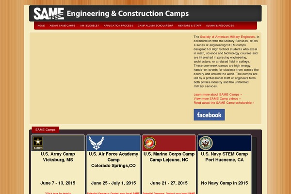 samecamps.org site used Liberation