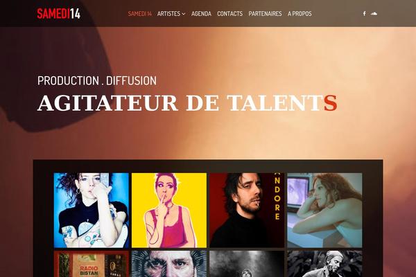 Vocal theme site design template sample