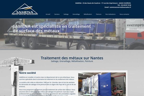 Deita theme site design template sample