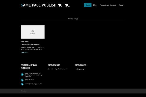 Gravida theme site design template sample