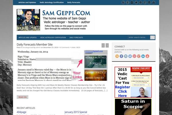 Site using Clifton's Lightbox plugin