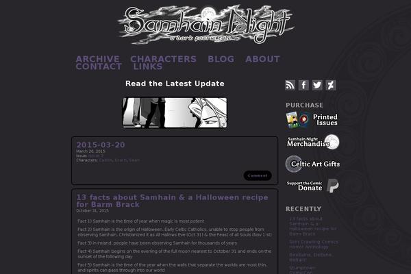 Comicpress-blank theme site design template sample
