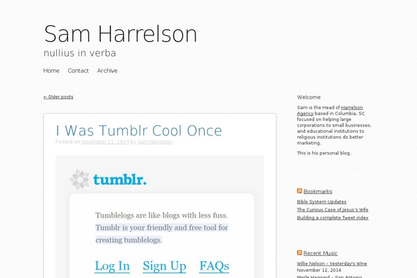 Atomic Blocks theme site design template sample