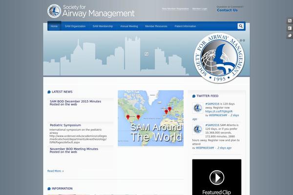 Studium theme site design template sample