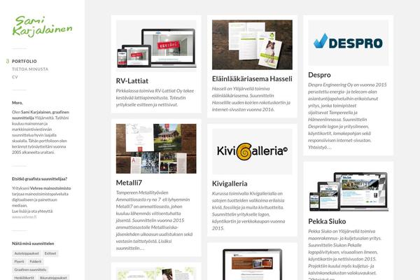 Fukasawa theme site design template sample