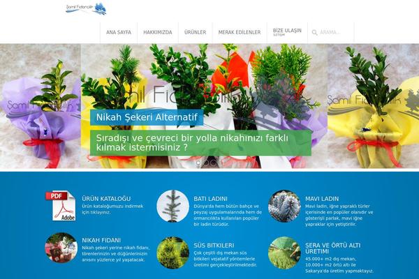 Infinite theme site design template sample