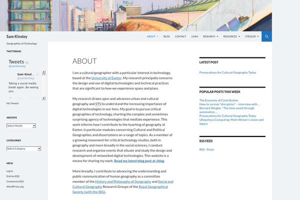 Site using Fourteen Colors plugin