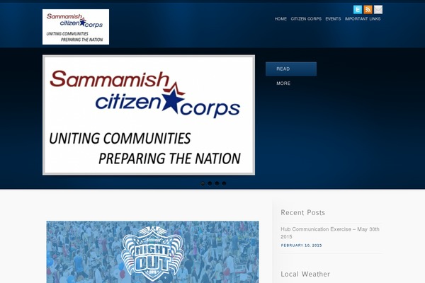 inFocus theme site design template sample