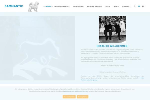 sammantic.de site used Zaria-theme