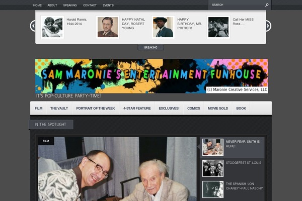 Continuum theme site design template sample
