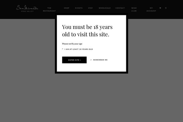 Site using Age Verify plugin