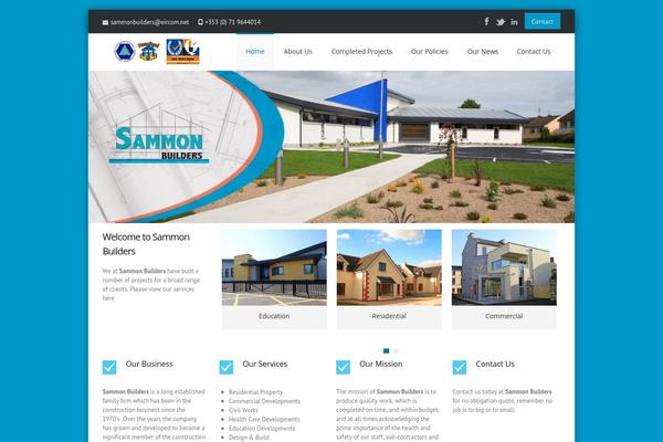 Athena theme site design template sample