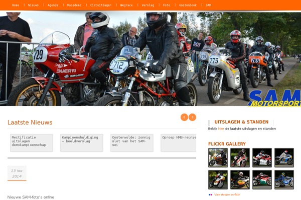 sammotorsport.nl site used Dictate