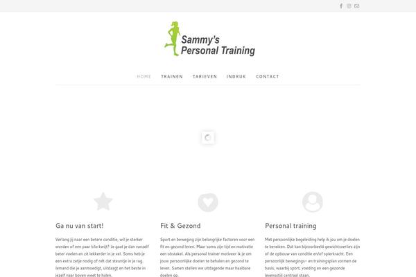 Site using Simple-elegant-portfolio plugin