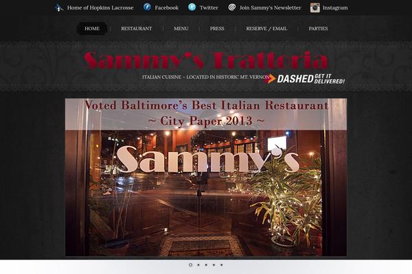 sammystrattoria.com site used Theme1381