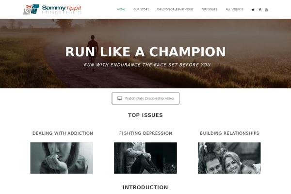 sammytippit.org site used Lovepray-theme