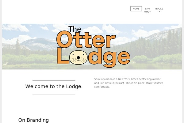 Matheson theme site design template sample