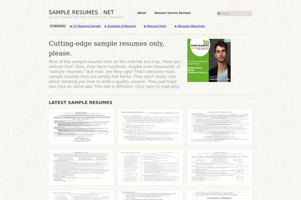 Workaholic theme site design template sample