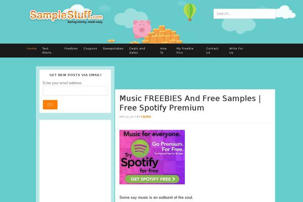 GeneratePress theme site design template sample