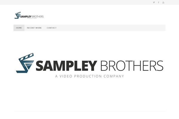 Trizzy theme site design template sample