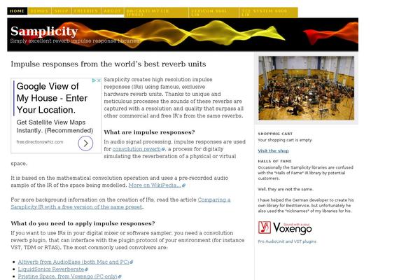 Site using Waveplayer plugin