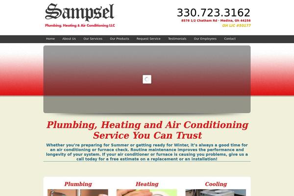 Wp theme site design template sample