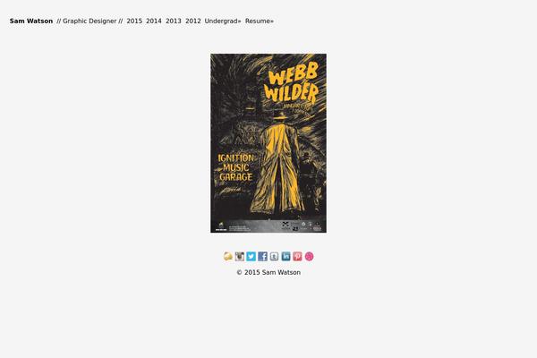BlankSlate theme site design template sample