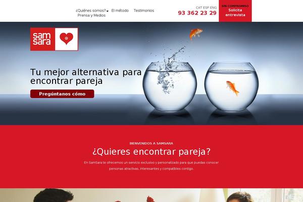 Samsara theme site design template sample