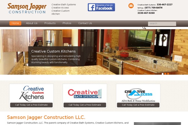 samsonjagger.com site used Jtheme