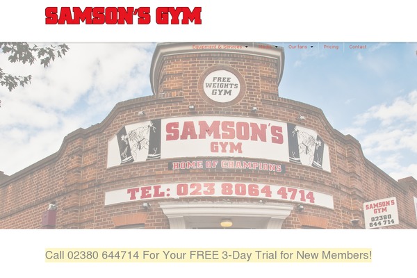 Gymboom theme site design template sample