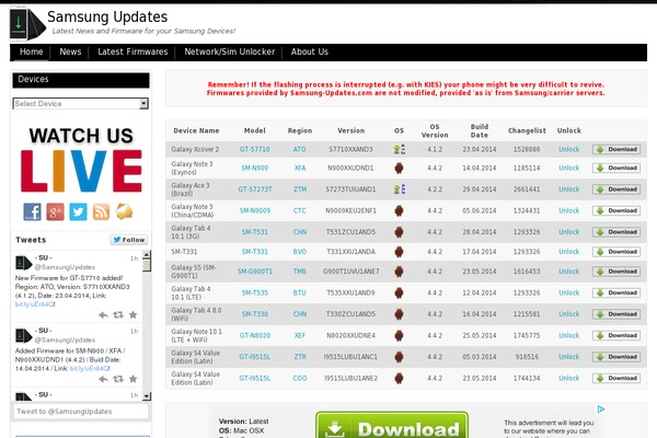 RPS Image Gallery website example screenshot