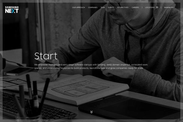 samsungaccelerator.com site used Samsung