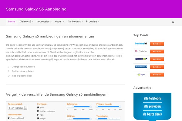 Site using Brainz_telecom plugin